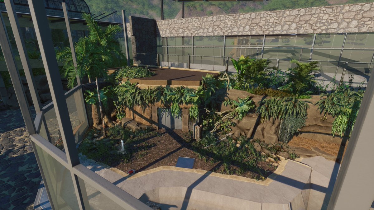 Back in #planetzoo with my reptile house 🦎 Asian Water Monitor habitat ✅