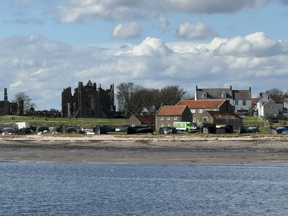 Visited @nationaltrust Lindisfarne today and noticed an @asda van on the island. I asked the question, if the tide turned and your delivery got stuck on the island. Would it become known as the Prisoner of Asda Van?