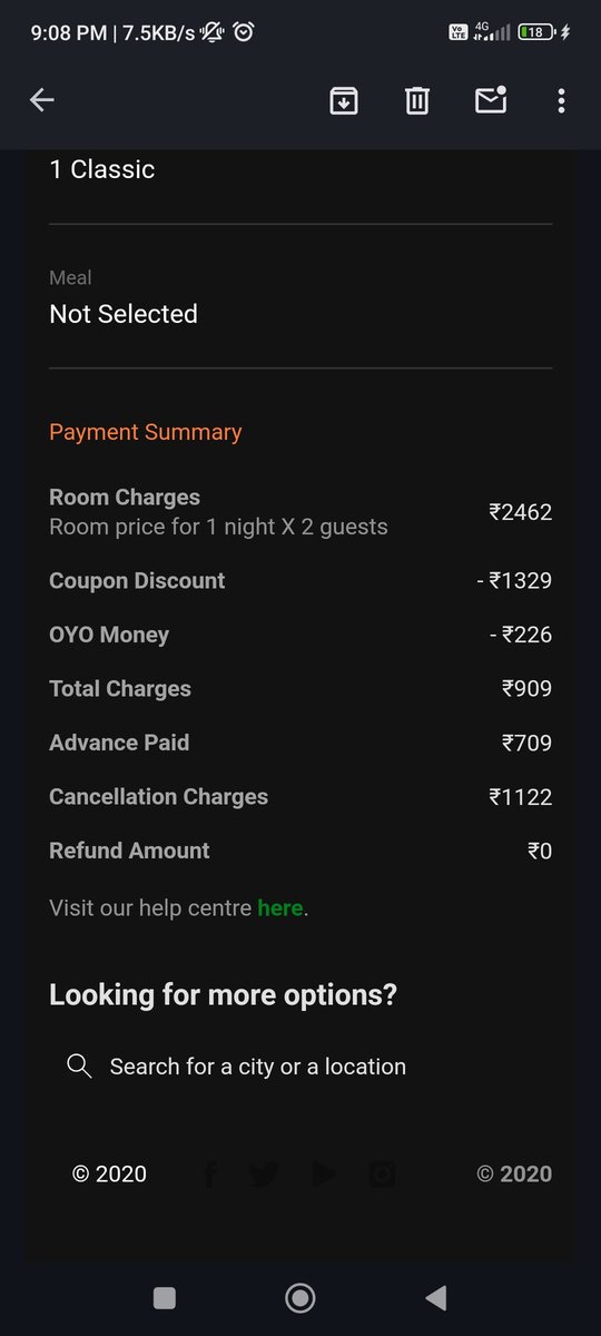 JeetMaity64180's tweet image. "Disappointed with @oyorooms! Booked a hotel in Kolkata, but upon arrival, was told my booking wasn't valid. No refund, no accountability! Customer care couldn't help. This is unacceptable. #OyoFraud #RefundNeeded" #Riteshagarwal