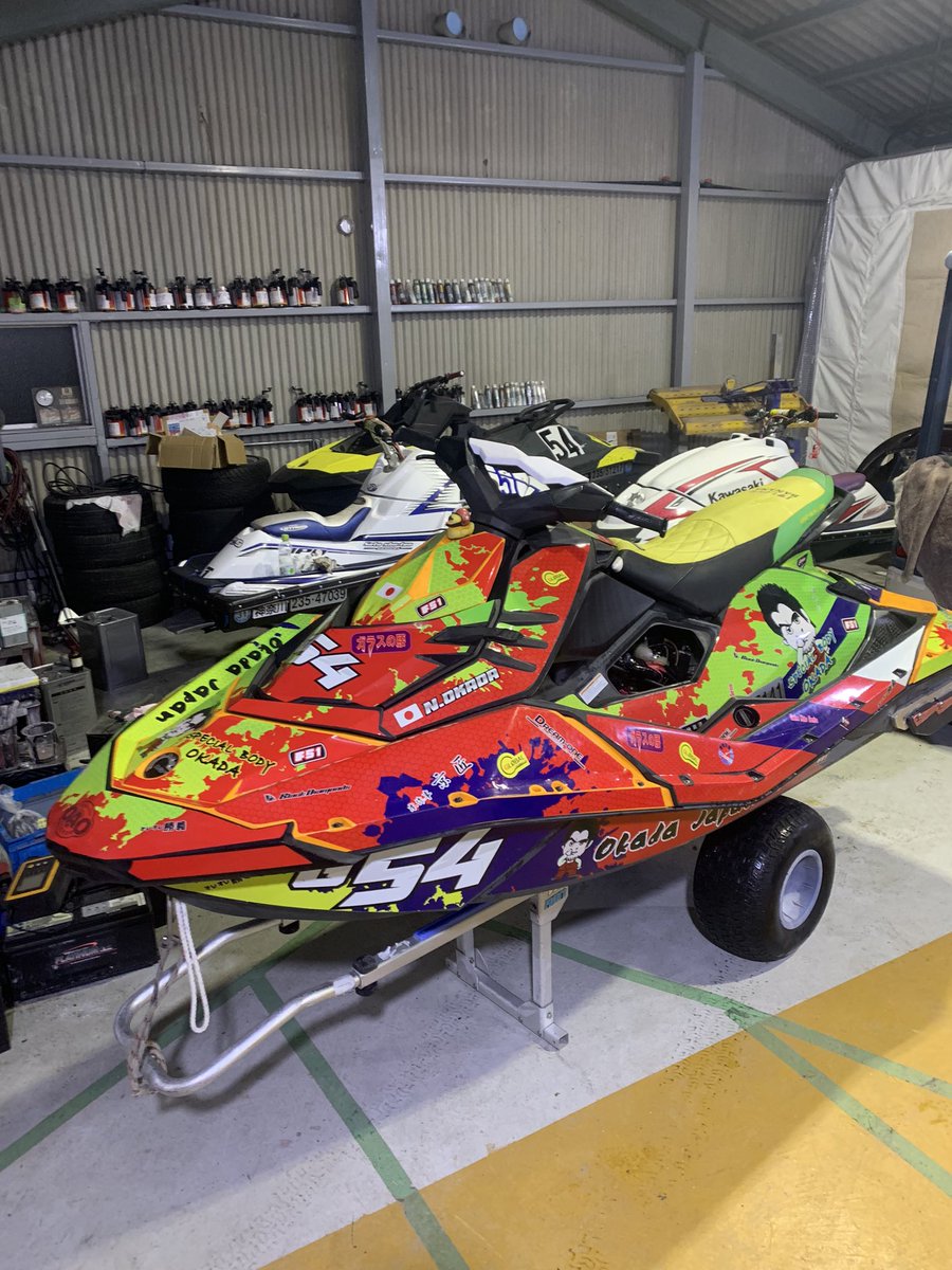 G5436480200's tweet image. 日曜日の耐久レース用に、

仕様変更〜

久しぶりに、オレンジ号🍊

#サウザンド耐久レース 
#cjsf 
#ジェットスキー耐久レース
#seadoospark
#ジェットスキーレース
#シードゥスパーク
#f51
#g54 
#おかだ家
#スペシャルボディオカダ