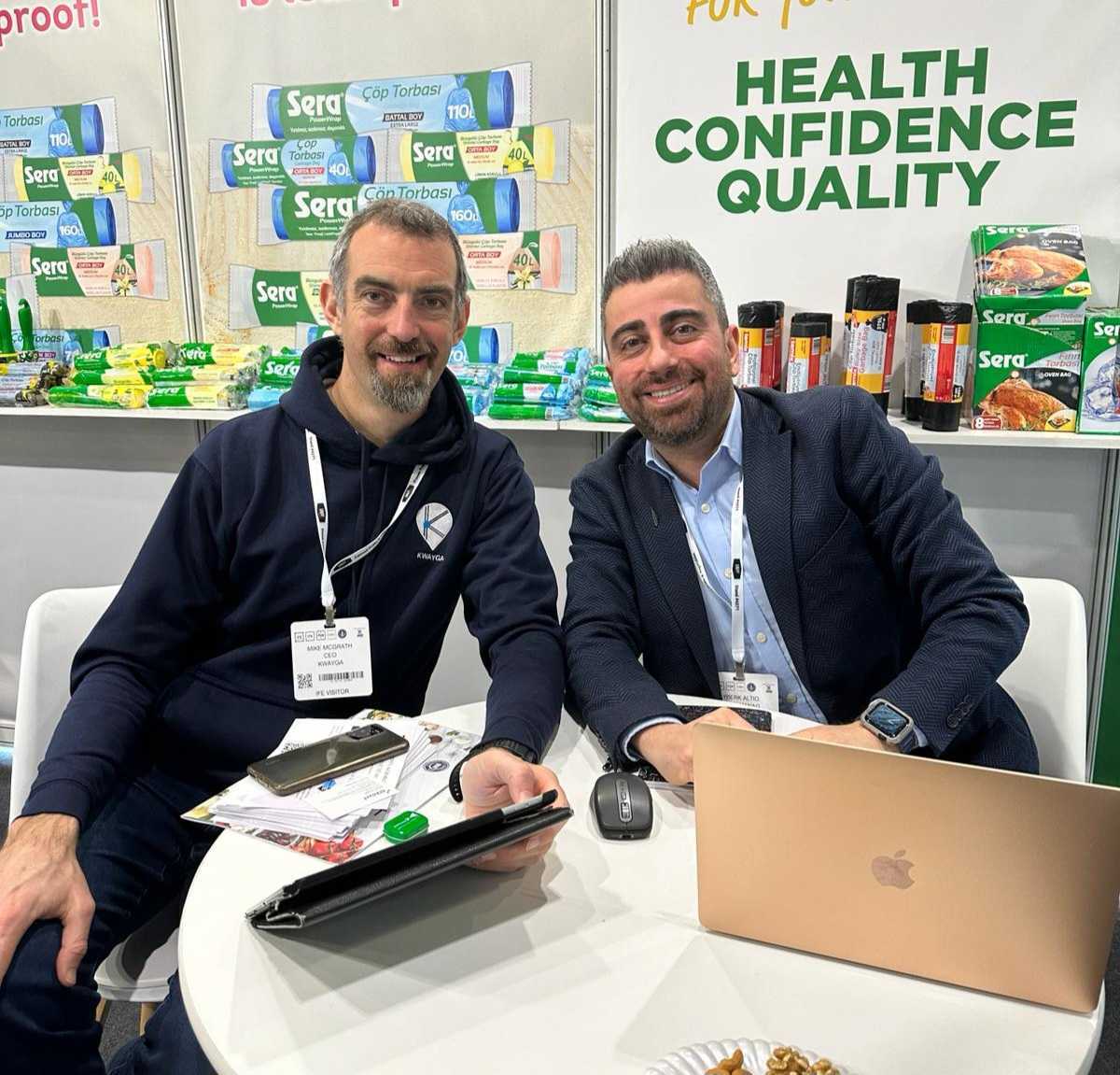 Last week our CEO, Mike McGrath, had a great time at #IFE24 meeting current members and onboarding new ones. Thrilled to welcome Turkey's food giant, @YildizHoldingTR, to Kwayga! It's amazing to see Kwayga's continual #growth and impact within the #foodindustry. 🚀🚀 #Tradeshow