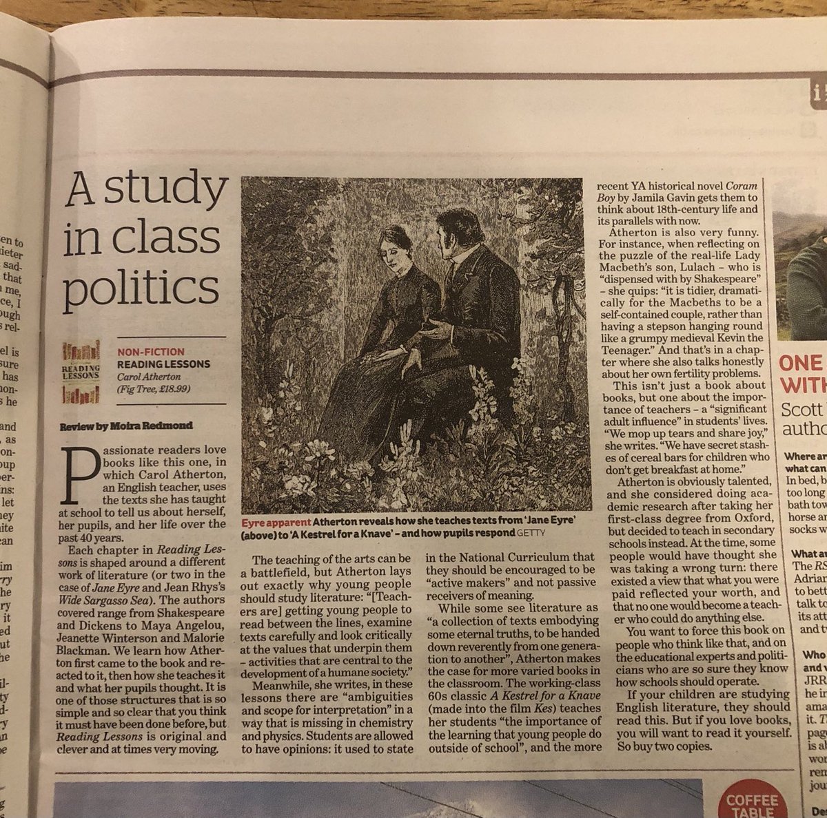 Lovely review of #ReadingLessons in today’s ⁦@theipaper⁩.
