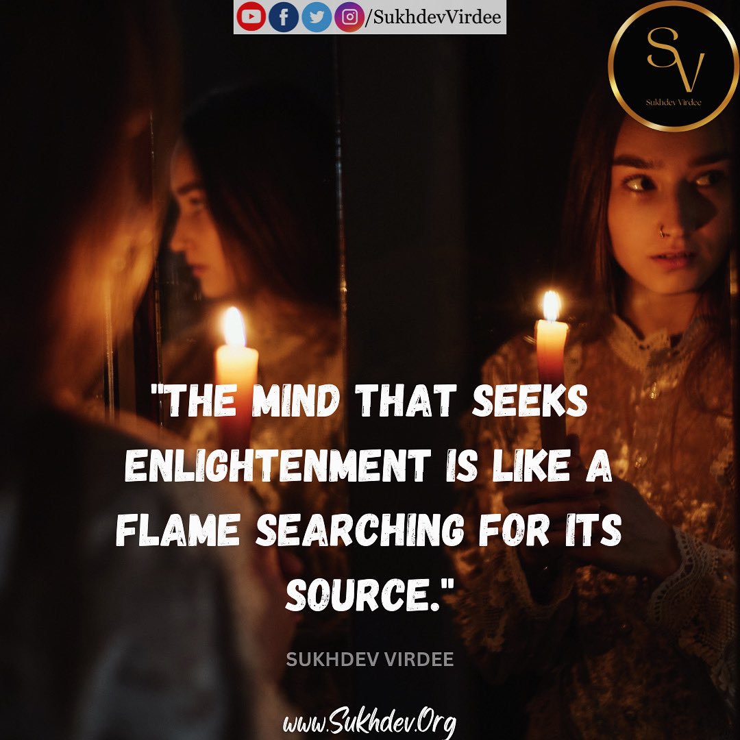 sukhdevonline's tweet image. Just like a torch looking for its bulb or a wave looking for water. 🙏🏼❤️😊🤗.
.
.
.
.
.
.

#nonduality #AdvaitaVedanta
#Spirituality #Awakening #Consciousness #SelfRealization
#Meditation #Enlightenment
#Awareness #Yoga #Zen #Guru 
#RamanaMaharshi #Nisargadatta
#EckhartTolle