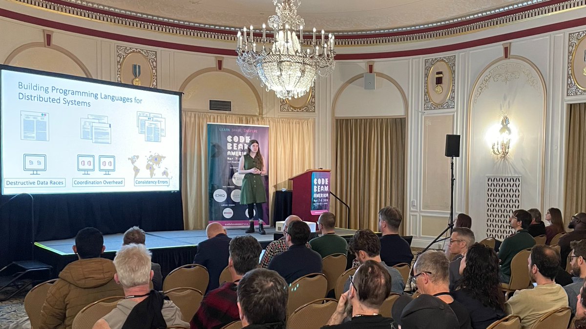 Mae Milano's perspective on the challenges posed by distributed systems, and her proposed solutions for maintaining consistency: watch this keynote talk from #CodeBEAMAmerica: youtu.be/QSoMhUlivyU #codebeam #distributedsystems