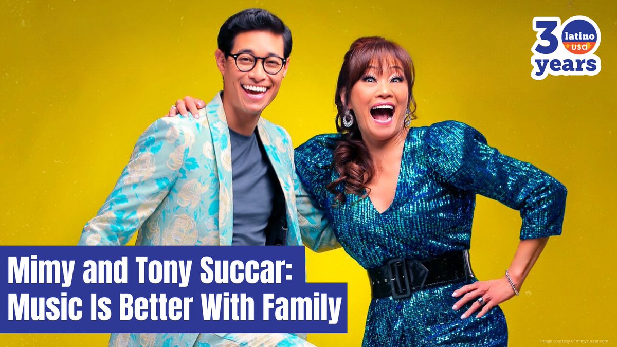 🎧 New @LatinoUSA episode🎧 @mimysuccarmusic's success was decades in the making, and it was achieved with the support of her family. Mimy and her son @tonysuccar show how, with perfect timing and family backing, nothing can get in the way. LISTEN ➡️ bit.ly/4cEmCQm