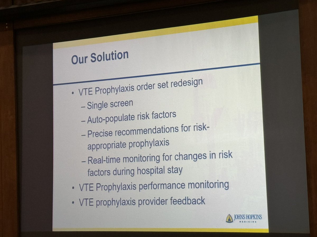 <a href="/lesllake/">Leslie L. Lake</a> <a href="/acweyand/">Shematologist, MD</a> <a href="/ASH_hematology/">ASH</a> <a href="/khoff09/">Katie Hoff Anderson</a> <a href="/julieapartridge/">Julie Partridge</a> <a href="/aakonc/">Alok Khorana, MD</a> <a href="/isth/">ISTH</a> <a href="/AlexSpyropoul/">Alex Spyropoulos</a> <a href="/TatyanaMcFadden/">Tatyana McFadden</a> <a href="/LiverWife/">Teresa Bordeaux (#LiverWife/#ClotWife), BCPA</a> @NatTrauma <a href="/TWCostantini/">Todd Costantini</a> <a href="/DavidASpain/">David Spain</a> <a href="/bulgercot/">Eileen Bulger</a> @RepLBR <a href="/CDCgov/">CDC</a> <a href="/CDC_NCBDDD/">CDC_NCBDDD</a> <a href="/HopkinsMedicine/">Johns Hopkins Medicine</a> <a href="/American_Heart/">American Heart Association</a> <a href="/JHUNursing/">Hopkins Nursing</a> <a href="/HopkinsNsurg/">Johns Hopkins Neurosurgery</a> <a href="/HopkinsNCCU/">Johns Hopkins Neurosciences Critical Care</a> <a href="/DanielLubelski/">Daniel Lubelski</a> <a href="/DctrJByrne/">James Byrne MD PhD</a> <a href="/LauzeeTweet/">Brandyn Lau</a> <a href="/hopkinssurgery/">Hopkins Surgery</a> <a href="/JHM_Armstrong/">Armstrong Institute</a> <a href="/JohnsHopkinsDOM/">Johns Hopkins Department of Medicine</a> <a href="/DrJudyHuang/">Judy Huang, MD</a> <a href="/tdazad/">Tej D. Azad 🇺🇸</a> <a href="/Str8bonesJim/">Jim Ficke</a> <a href="/AmitJainSpine/">Amit Jain, MD, MBA</a> <a href="/TimWithamMD/">Timothy Witham MD</a> <a href="/HopkinsOrtho/">Johns Hopkins Orthopaedics</a> <a href="/BettegowdaMDPHD/">Chetan Bettegowda</a> <a href="/DrNTheodore/">Nicholas Theodore,MD</a> <a href="/StopTheClot/">NBCA</a> <a href="/TeamStopTheClot/">NBCA Sports & Wellness Institute</a> <a href="/bloodclotbuddha/">Todd Robertson</a> <a href="/PCORI/">The Patient-Centered Outcomes Research Institute</a> I’ve worked w/ <a href="/mstreif1/">Michael Streiff</a> for nearly 20 years to improve #BloodClot prevention at <a href="/HopkinsMedicine/">Johns Hopkins Medicine</a>. Great colleague and a world expert on VTE prophylaxis. Hot off the press data showing that providers underestimate risk. #StopTheClot
#NationalBloodClotAwarenessMonth #BCAM2024