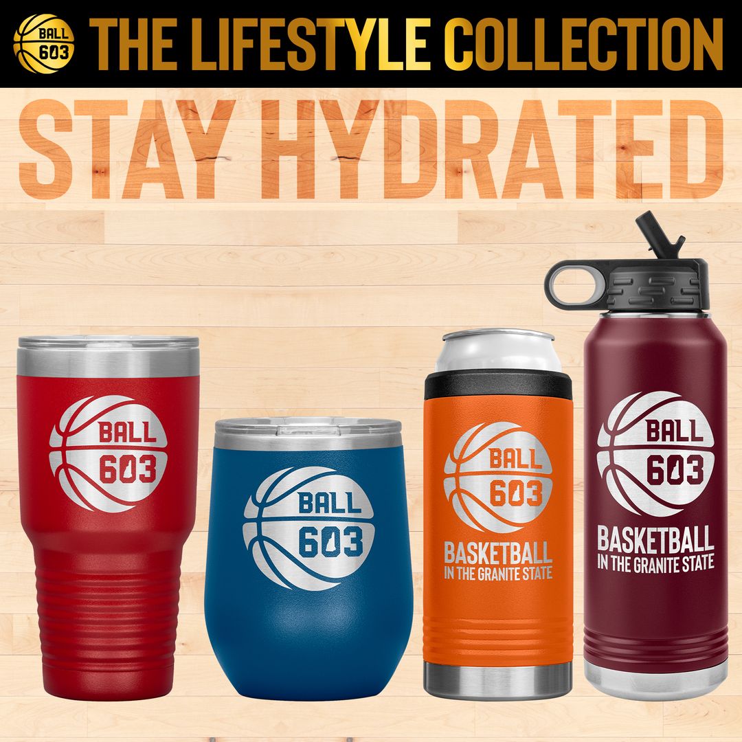 Support our coverage & stay hydrated with our line of water bottles, tumblers, koozies & more. As part of our Lifestyle Collection, these high-quality products are double-walled stainless steel and etched in your choice of 16 different colors. SHOP NOW! shopball603.com/collections/th…