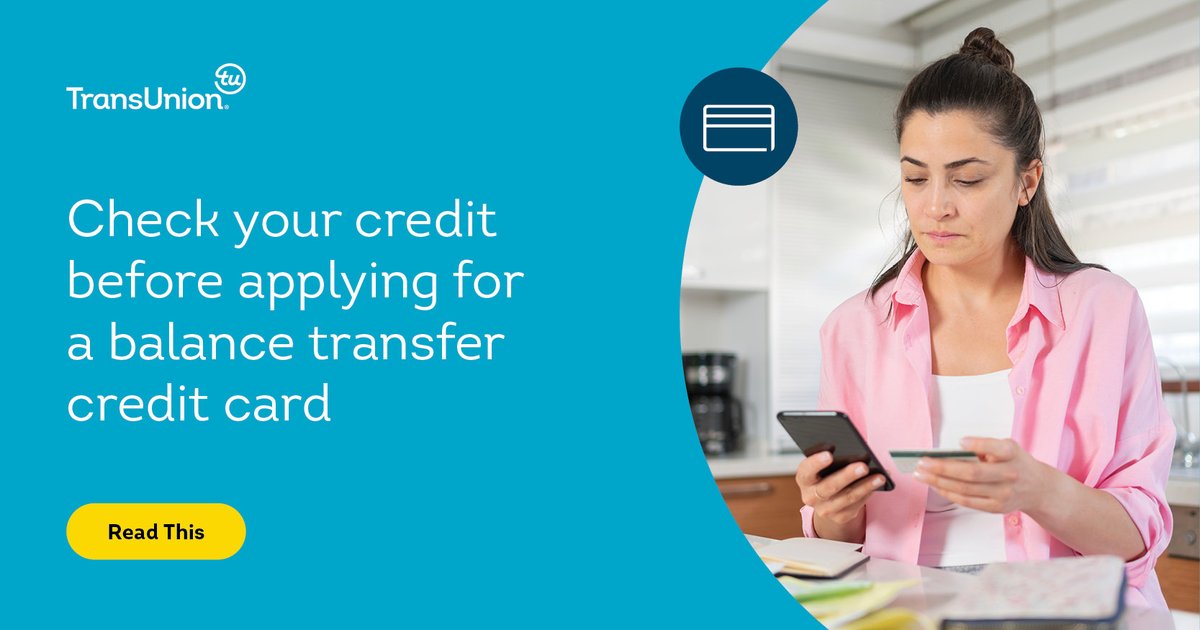 To help increase your eligibility for a balance transfer credit card, you may want to improve your credit health before applying. Read the blog for more: transu.co/6013nCC6B #CreditAdvice #Credit