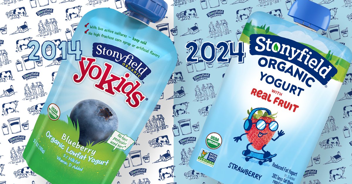 Can you believe our kids yogurt pouches hit shelves ten years ago?! Kids might grow up fast, but we're still here to give them an organic snack that goes wherever they do. See where to find pouches near you 🔗 brnw.ch/21wIloF