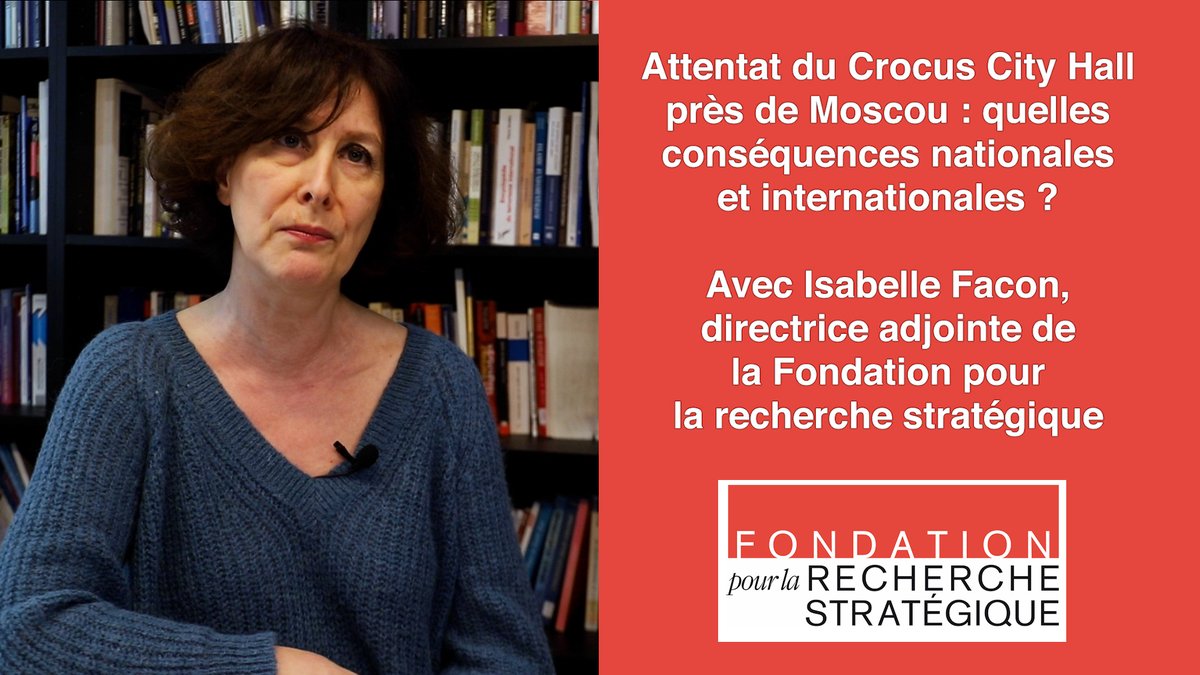 #Vidéo 🔴⚪️ Attentat du #CrocusCityHall près de #Moscou : quelles conséquences nationales et internationales ? ➡️ Réponse avec @IFacon, directrice adjointe de la @FRS_org. ➡️ youtube.com/watch?v=OdJATs…