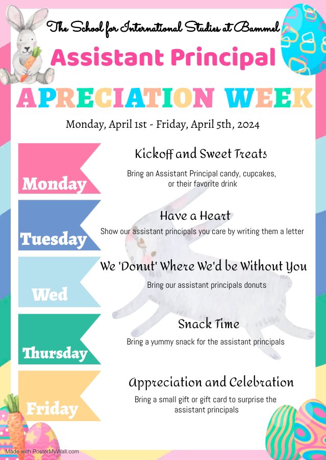 DrTrennRussell's tweet image. It’s going down @SISBPatriots this week. We get to celebrate our awesome assistant principals, @raymullens, @jleemed, @becomingkarol, &amp;amp; Regina Smith. I have sent out the all call to parents, students, &amp;amp; staff. I have the best administrative team &amp;amp; I love them dearly. #InTheWork