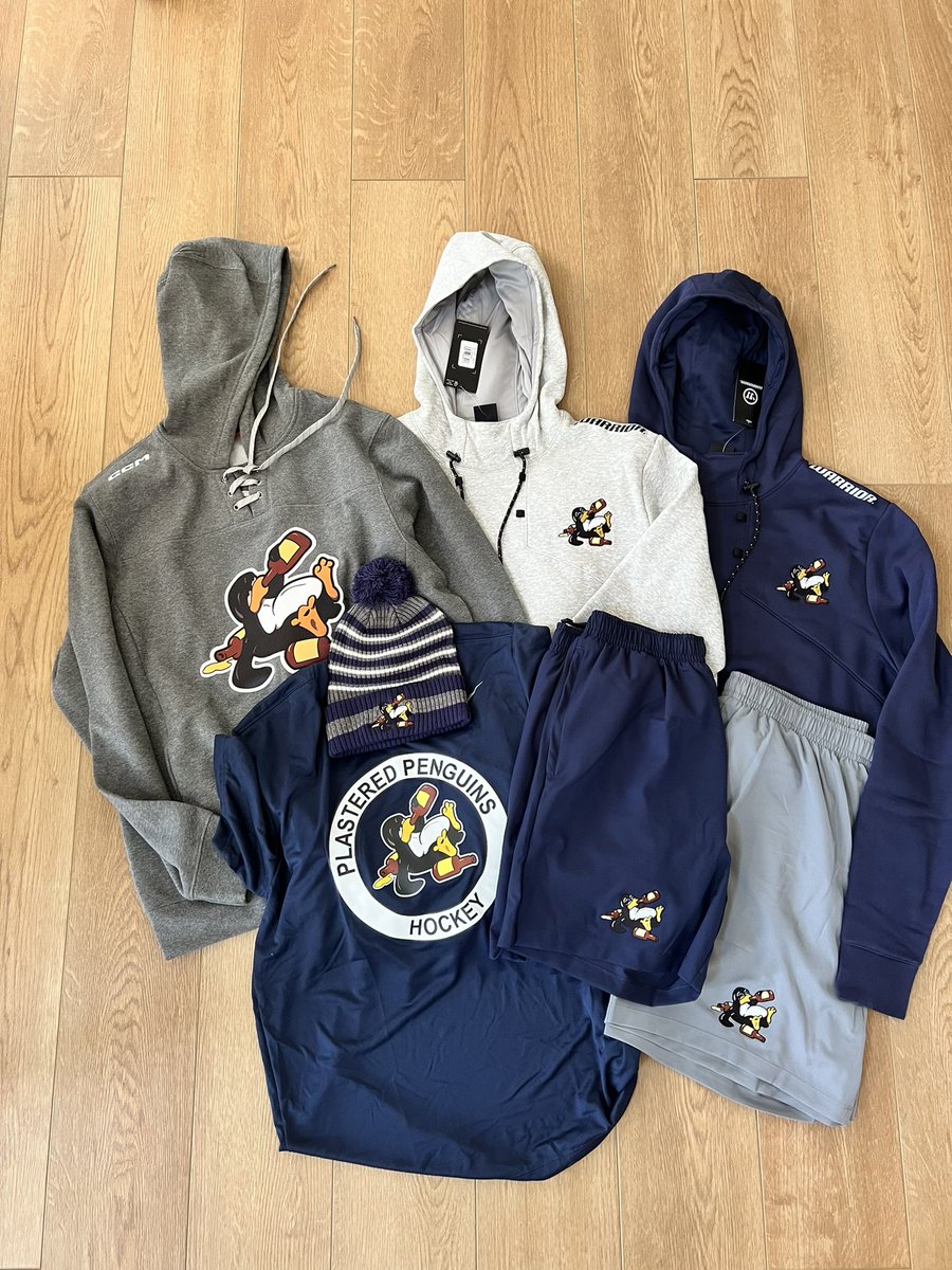 PlasteredHockey's tweet image. Massive shout out to @HockeyMonkey for our spring apparel order! We’ve been customers for years and they always come through!