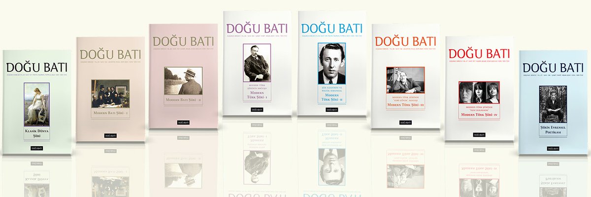 Dogu Batı Dergisinin Şiir sayıları.. Toplamda sekiz cilt..