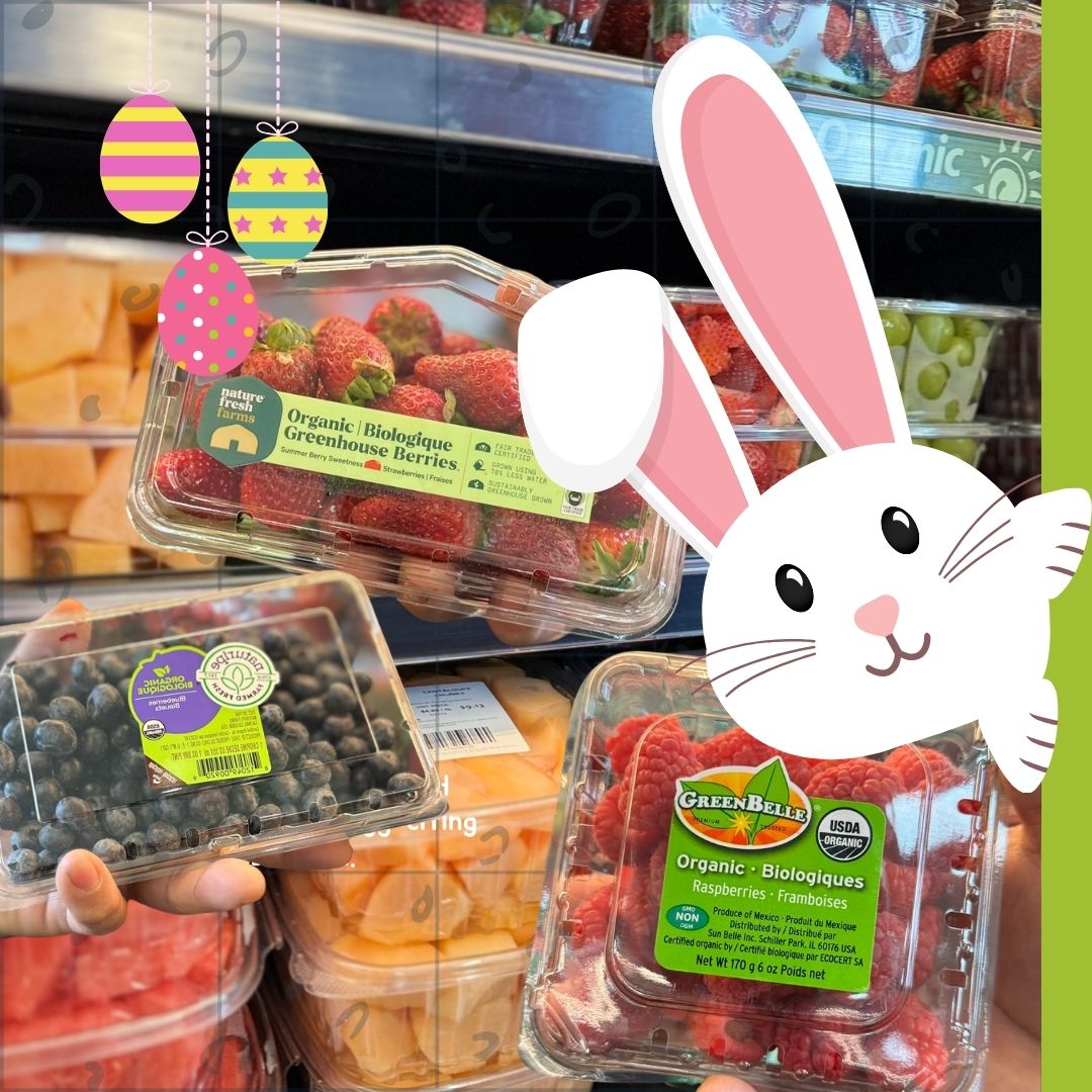 The egg hunt may a challenge, but everyone can easily find fruit, including organic berries, at the co-op. 

#easterweekend #berries #organic #fruit #foodcoop #grocerystore #Providence #shopcoop #holidayhop l8r.it/1bMz