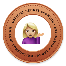 Unicode thanks Kelly O'Conor, our newest Bronze Sponsor! #UnicodeAAC aac.unicode.org/sponsors#b1F48…