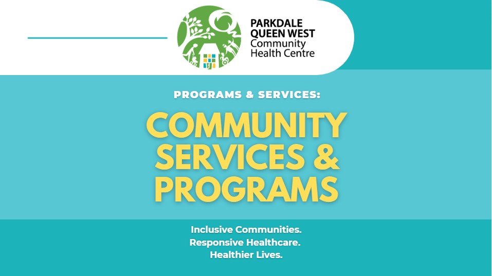 Not sure which location will have the services you're looking for? Our program calendar has the services and community programs for our Parkdale and Queen West locations, click the link to see what's available today: ow.ly/nYCU50QVMWM