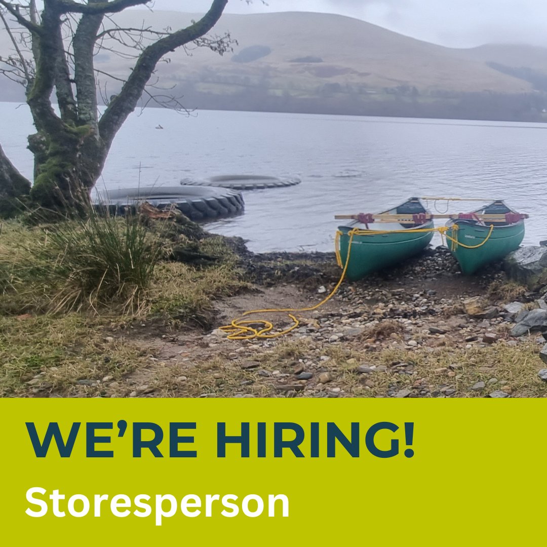 🌿Come join our team in Stirling!🌿 ✨ We are looking for a new and highly organised Storesperson to work from our Stirling hub, equipping our teams as they support our participants in Scotland's wild places and communities ✨ #WorkWithPurpose #Hiring #ThirdsectorJobs