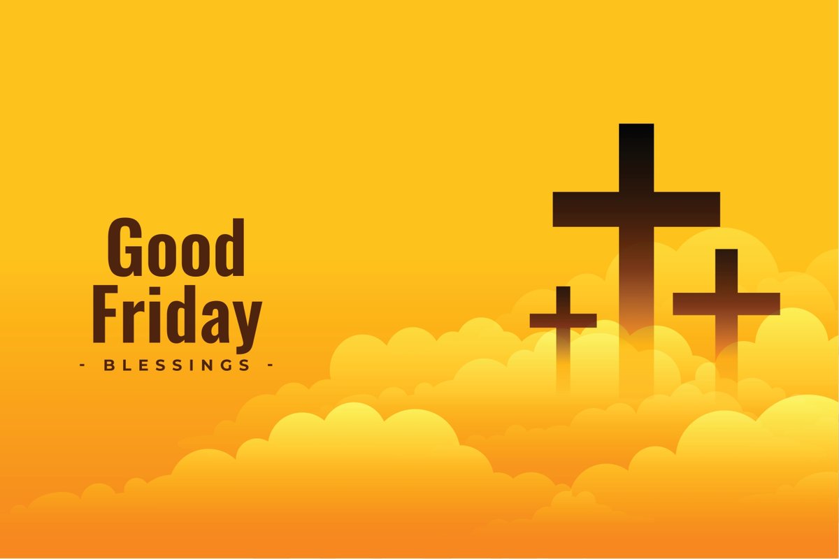 I want to wish a blessed Good Friday to those that observe. May this holy day be one of peace and reflection.