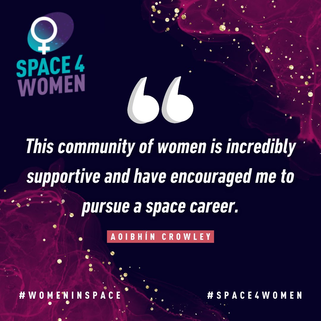 👩‍🚀“What can I share with to someone younger than me to help them succeed in their space career?” ✨Our #WomenInSpace campaign shines a light on career paths of our #Space4Women mentees See the story of Aoibhín 🇮🇪 & mentor Márcia @inpe_mcti ➡️space4women.unoosa.org/news/universe-…