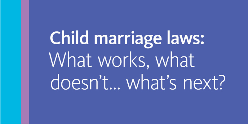 What does the evidence on minimum age of marriage laws mean for advocacy on child, early and forced marriage and unions (CEFMU)? ajws.zoom.us/webinar/regist…