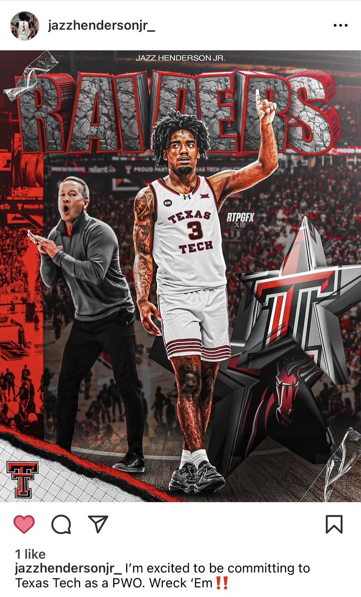 RedRaiderSports.com (@redraidersports) on Twitter photo Texas Tech has landed a commitment from Faith Family Oak Cliff point guard Jazz Henderson (<a href="/JazzHenderson3/">Jazz Henderson Jr</a>), per his Instagram #GunsUp #WreckEm Texas Tech has landed a commitment from Faith Family Oak Cliff point guard Jazz Henderson (<a href="/JazzHenderson3/">Jazz Henderson Jr</a>), per his Instagram #GunsUp #WreckEm