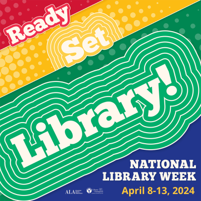 MNLibraryFriend's tweet image. April 7-13 Marks National Library Week 2024! Details: bit.ly/3TFAb99.