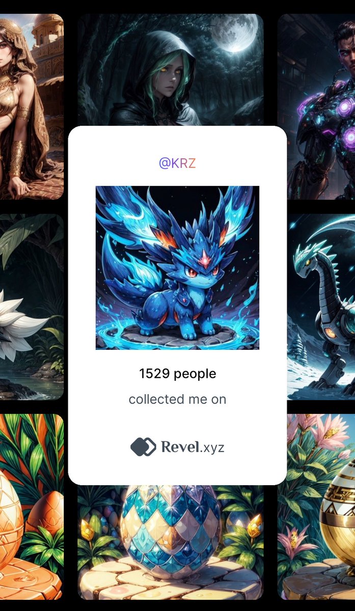 K.R.Z | Opensea | Objkt | Revel.xyz tweet media