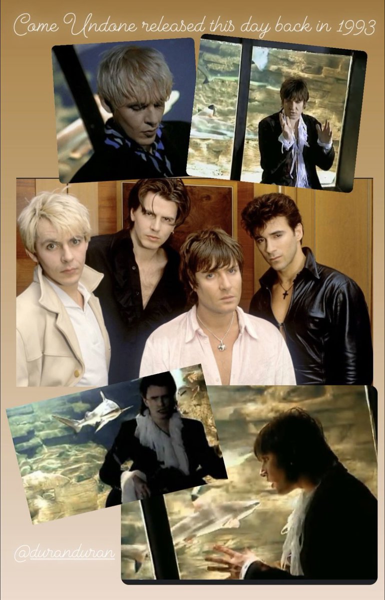 Duraniversary 🩷🎉🥂🩷On this day back in 1993 Duran Duran released Come Undone 🩷
@duranduran