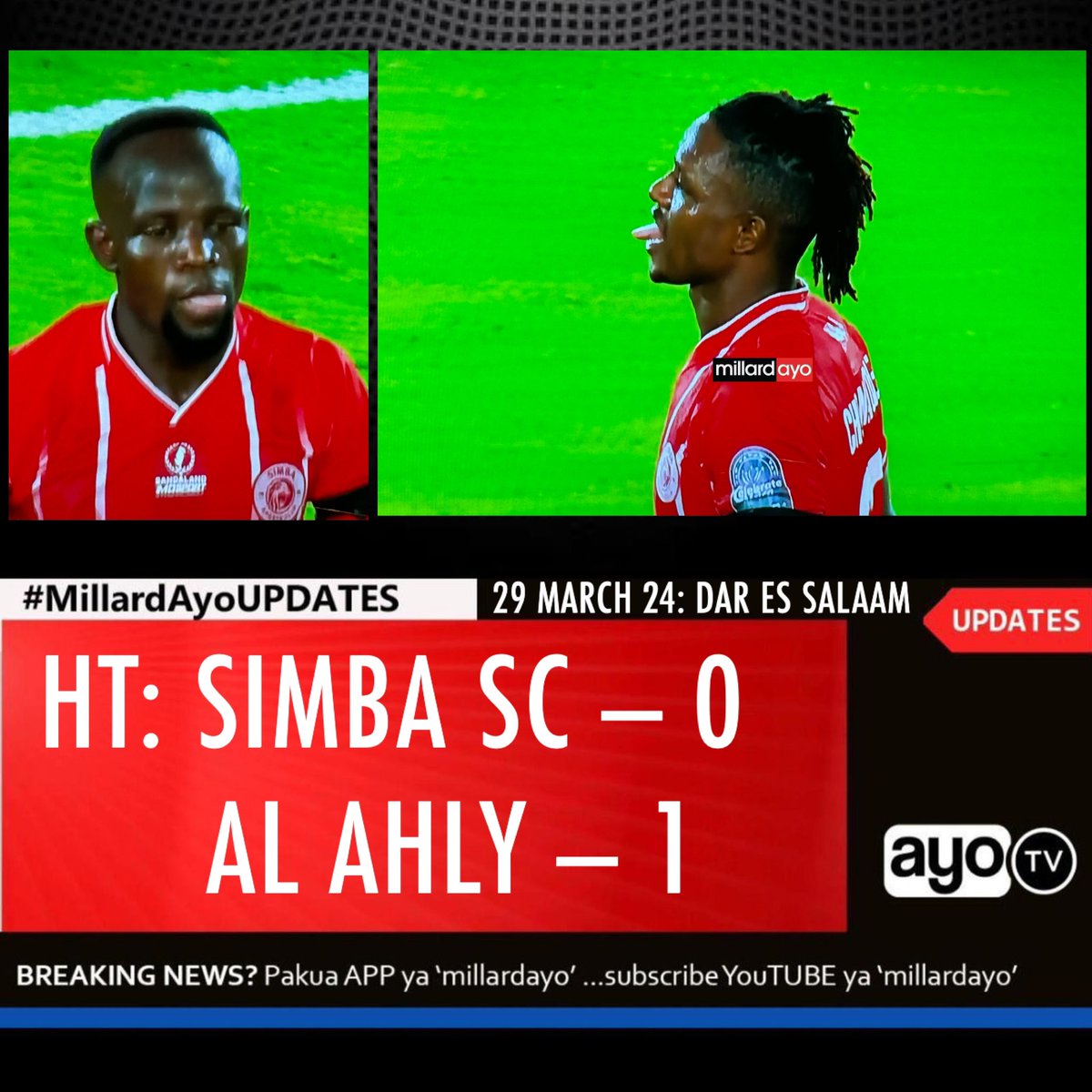 RT moja kama unaamini Simba atakalisha Mtu second half !! 

Kitu gani ungekua kocha wa Simba ungefanya second half ?
