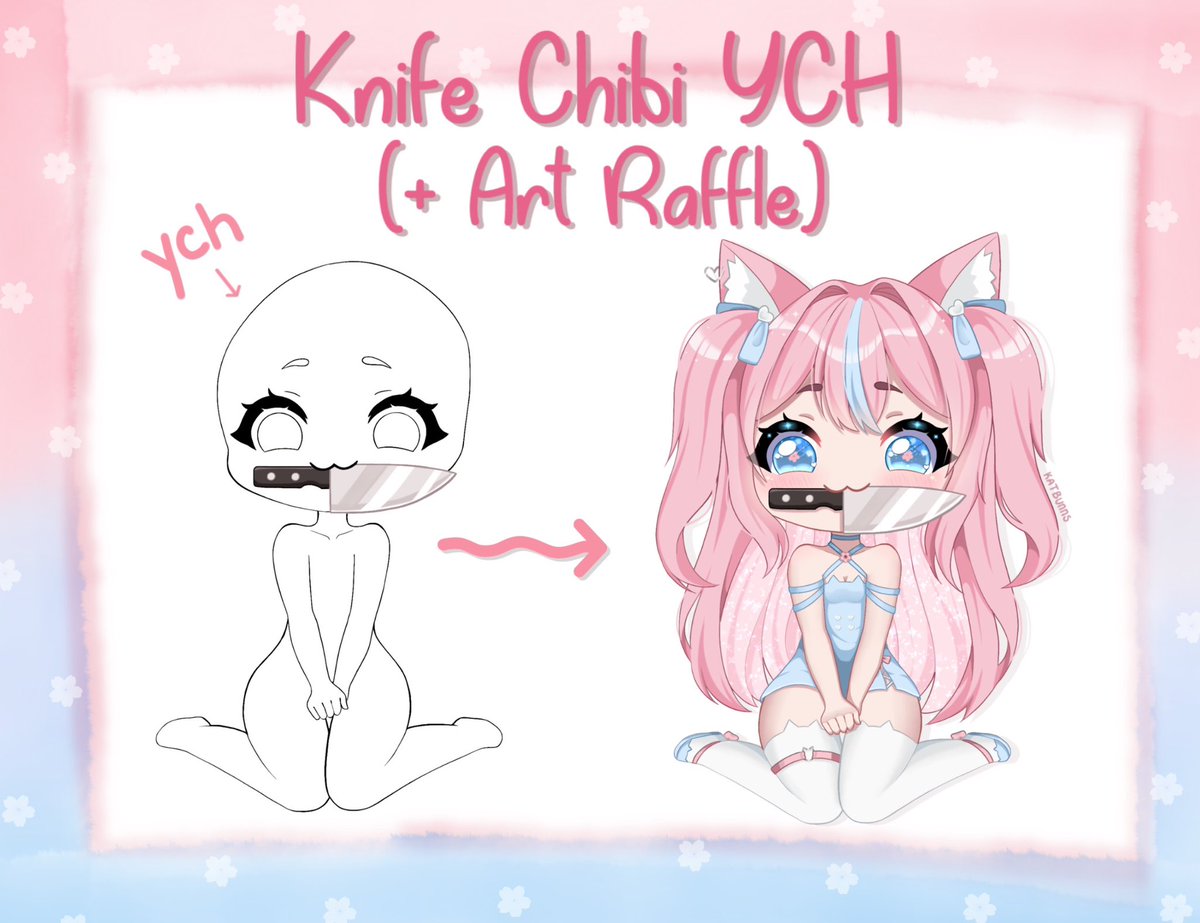 katbunns_'s tweet photo. ₊˚⊹ ART RAFFLE ₊˚⊹ 

Also an interest check for my first YCH! 💖

Winner gets their character in this pose!

To Enter:
♡ Like, RT, and Follow
♡ comment your OC/model/reference

♡ ends April 2nd 🌸 https://t.co/ehOvSJvzCd