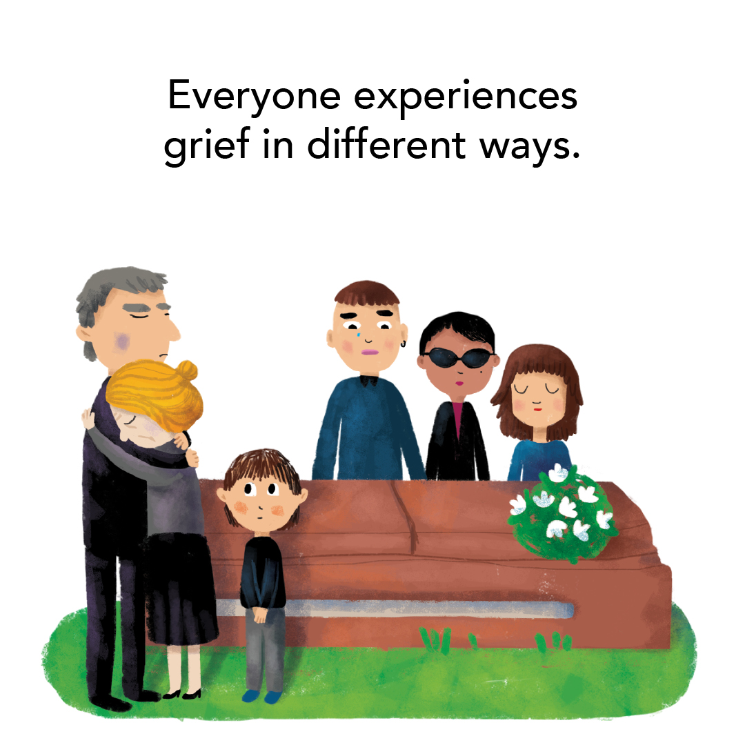 There is no wrong way to grieve, unless you are harming yourself or others. —from All About Grief, a book for kids ages 9 – 13 hubs.li/Q02r55Y60 @SeattleSLEM #AllAboutGrief #AllAboutGriefBook #KidsGriefSupport