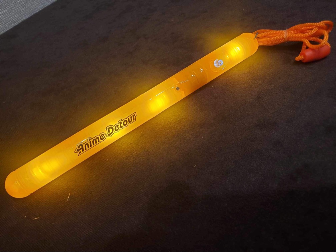 🌟🎉 Get ready to light up the night at Anime Detour with our brand-new Light Wands! 🎊 Don't miss the chance to shine bright at Anime Detour! Swing by Merchandise in Nicollet A-1 today and grab your Glow Sticks! Let's make memories together! 🎶🔆 #AnimeDetour #GlowSticks