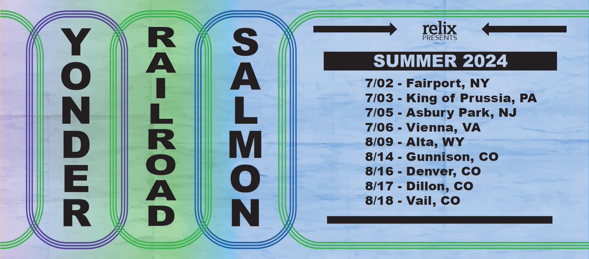 💥 ON SALE NOW! Grab tickets for our highly anticipated summer tour with @YonderMountain & @RailroadEarth (including 4 nights in Colorado) The order of the bands changes every night and is not announced in advance, so be sure to get there early! 🎟️ > leftoversalmon.com/tour