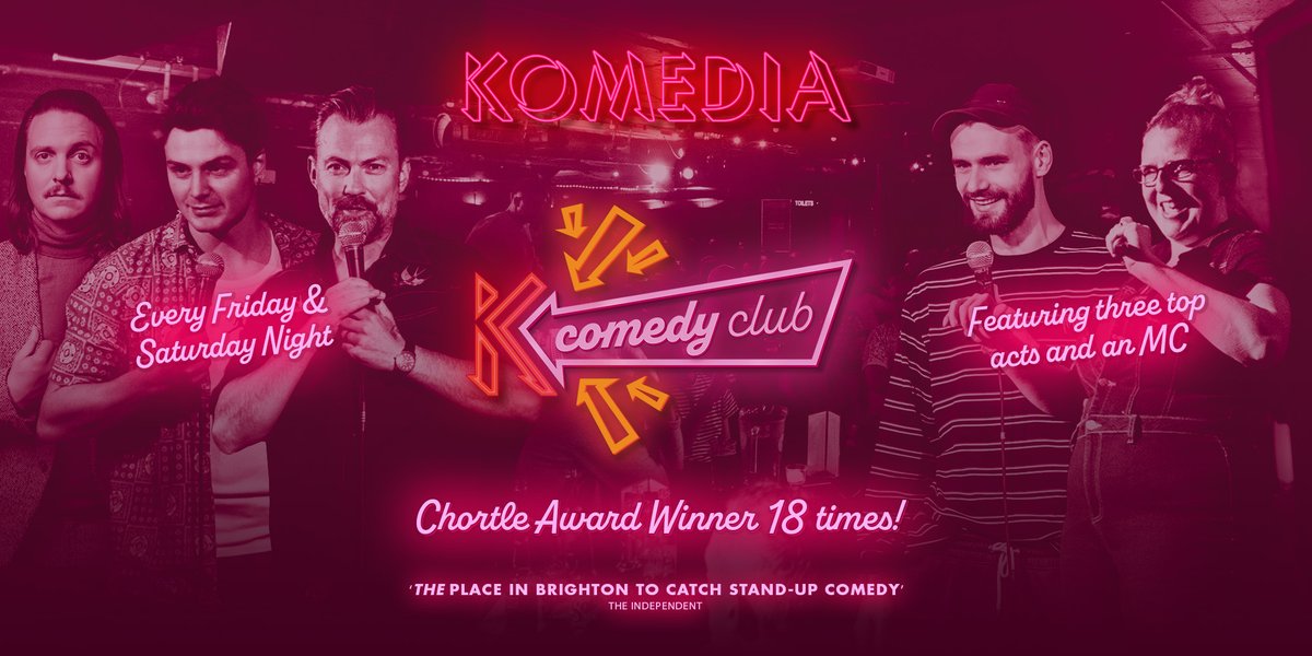 Last minute plans for the bank holiday weekend? There's still time to grab your tickets for tonight and tomorrow nights Komedia Comedy Club! Hop to it – grab your tickets now before they're all gone! 🐣 Mini Eggs are available from our bar all weekend! 🥳🍳 🎟️ Get your…