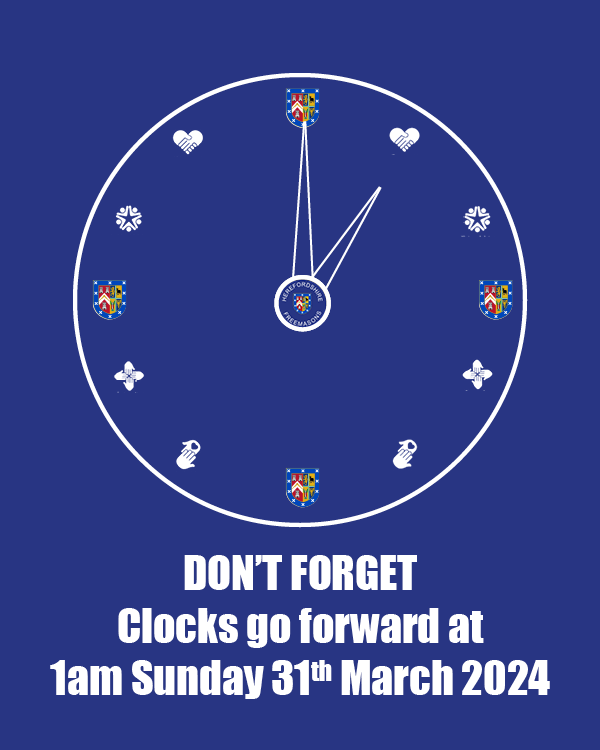 Don't forget to change your clocks tonight. One hour less rain tomorrow!