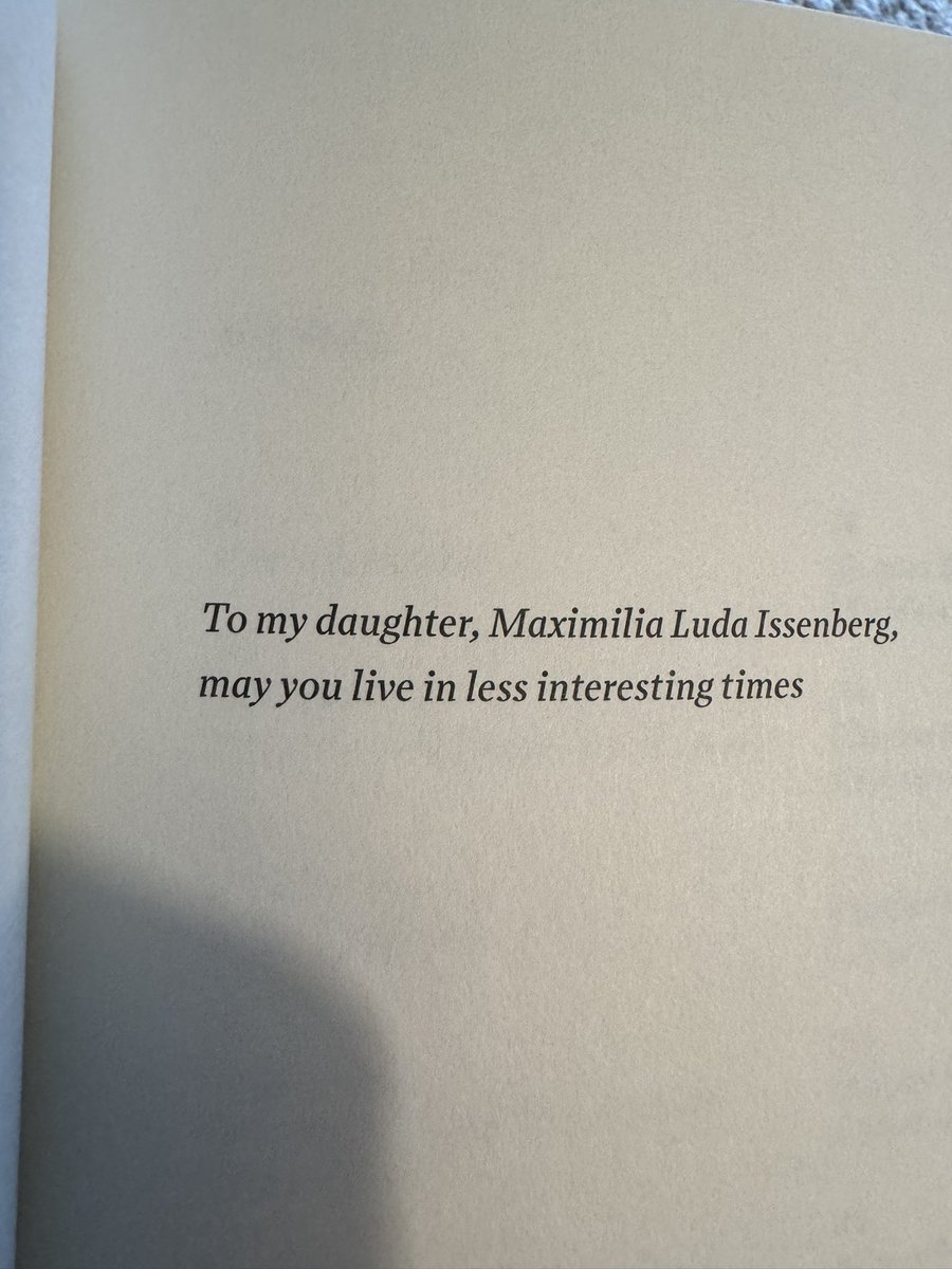 Just opened the new book from @sissenberg and this is one of the best dedications I’ve ever seen. #books. @Garossino @DavidKravinchuk @ShaunaSylvester @SundaeDivine