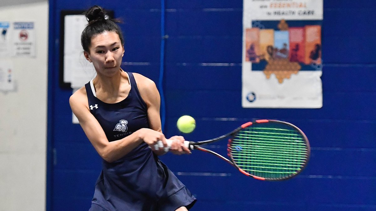 FRIDAY FEATURE | Kinley Yangden of @CamelAthletics women's tennis is in the spotlight ➡️Aspires to be an architect ➡️Sustainable Fellow on campus working with the Energy Builders in the Sustainability Office ➡️From Thimphu, Bhutan Learn More > nescac.com/news/2024/3/29…