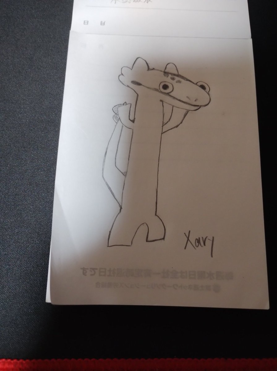 Xary114514's tweet photo. 画力は無いらしい #toothlessdance https://t.co/LleSWHwFaV