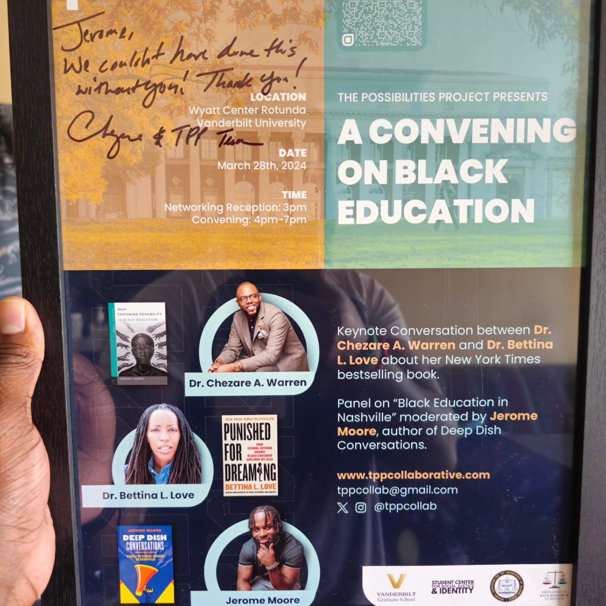 The first 'A Convening on Black Education' was an AMAZING event!  

It was truly an enriching experience, team effort, and I feel privileged to have been a part of it.

#BlackEducation #PowerfulEvent #EnrichingExperience