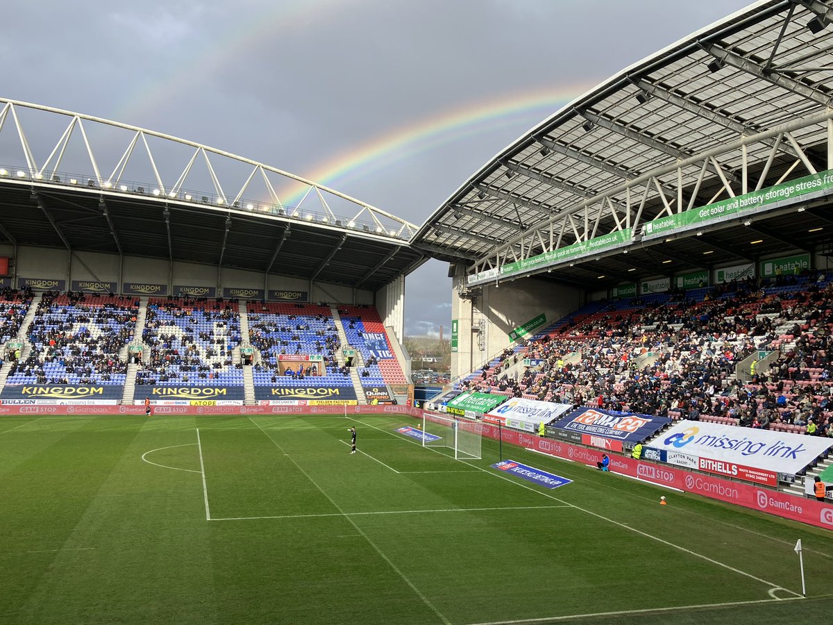 Double rainbow over Sam Tickle. #wafc