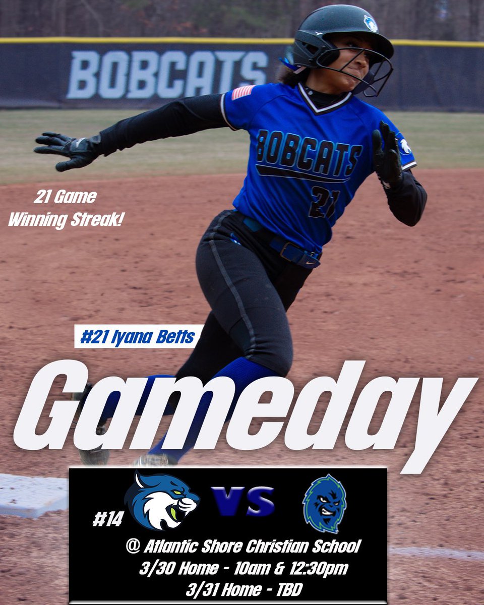 GAMEDAY! The weather has changed a few things around for this weekend. Baseball will play @pittccathletics at home today at 4pm & Softball has been moved to tomorrow starting early at 10am against @cccyetis ! 📺 virginia.bscbobcats.com/blueframe-embed #hearusroar #letsgobobcats