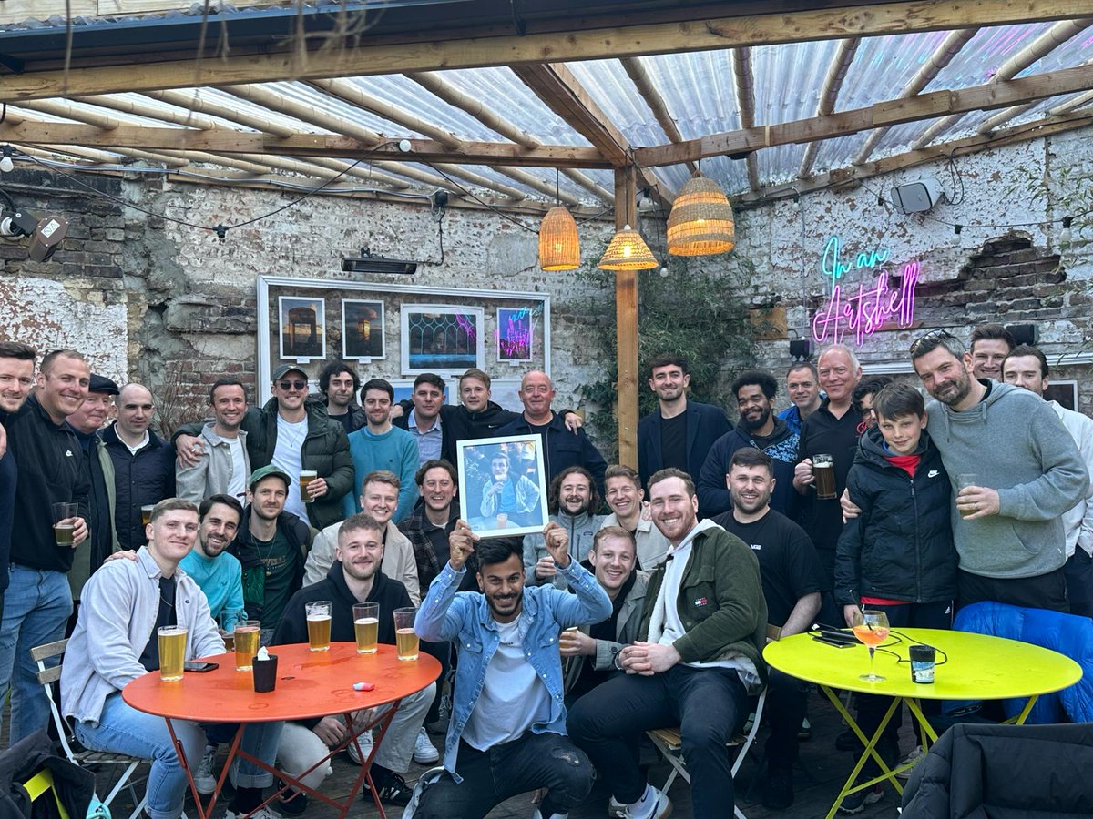 csfc1863's tweet photo. Raising a glass to Seb Chadwick. Wish you were still here but you'll always be with us ❤️ https://t.co/SWNtzFXzCB