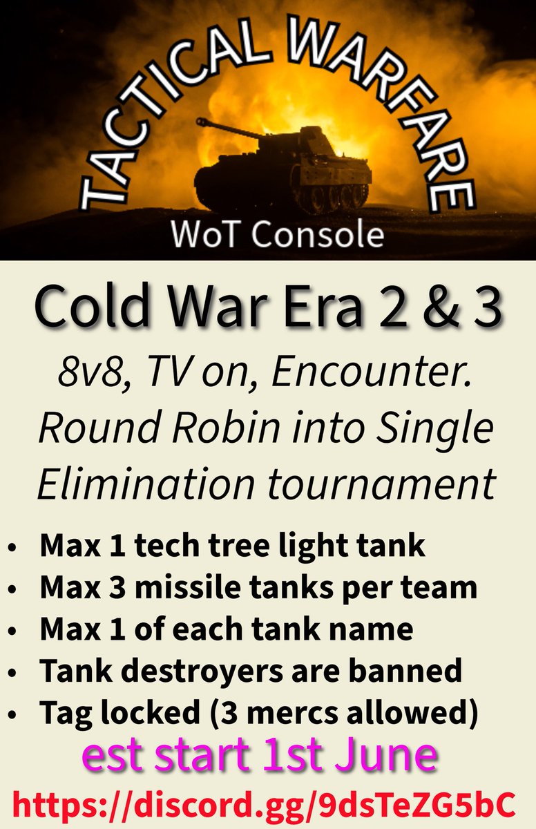 HELATTV's tweet photo. @WoTConsole @WOTCC_ @IDaveGM @GoliathGamesTV @Jane777333 @JeffTRiker @island_its @tanker_steve @GeniusMomentary @TreeBear55 @gambit_wot @xiverisx @Petty3604 @JonnoPillz @Pixel__Reaper @MMarksman718 @wnf_Beaver @WESTW33ZY @grock1963 https://t.co/2dmePRxiRY