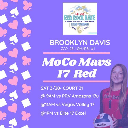 Brooklyn Davis (@brooklyndavis30) on Twitter photo Ready for the RED ROCK RAVE this weekend !!! Come watch us dominate on court 31 ! 🩷🩷
<a href="/MoCoMavs/">MoCoMavs</a>
<a href="/MalloriHowie/">Mallori Howington</a>
<a href="/PDTexas/">Prep Dig Texas</a>
<a href="/PrepDig/">Prep Dig 🏐</a> Ready for the RED ROCK RAVE this weekend !!! Come watch us dominate on court 31 ! 🩷🩷
<a href="/MoCoMavs/">MoCoMavs</a>
<a href="/MalloriHowie/">Mallori Howington</a>
<a href="/PDTexas/">Prep Dig Texas</a>
<a href="/PrepDig/">Prep Dig 🏐</a>