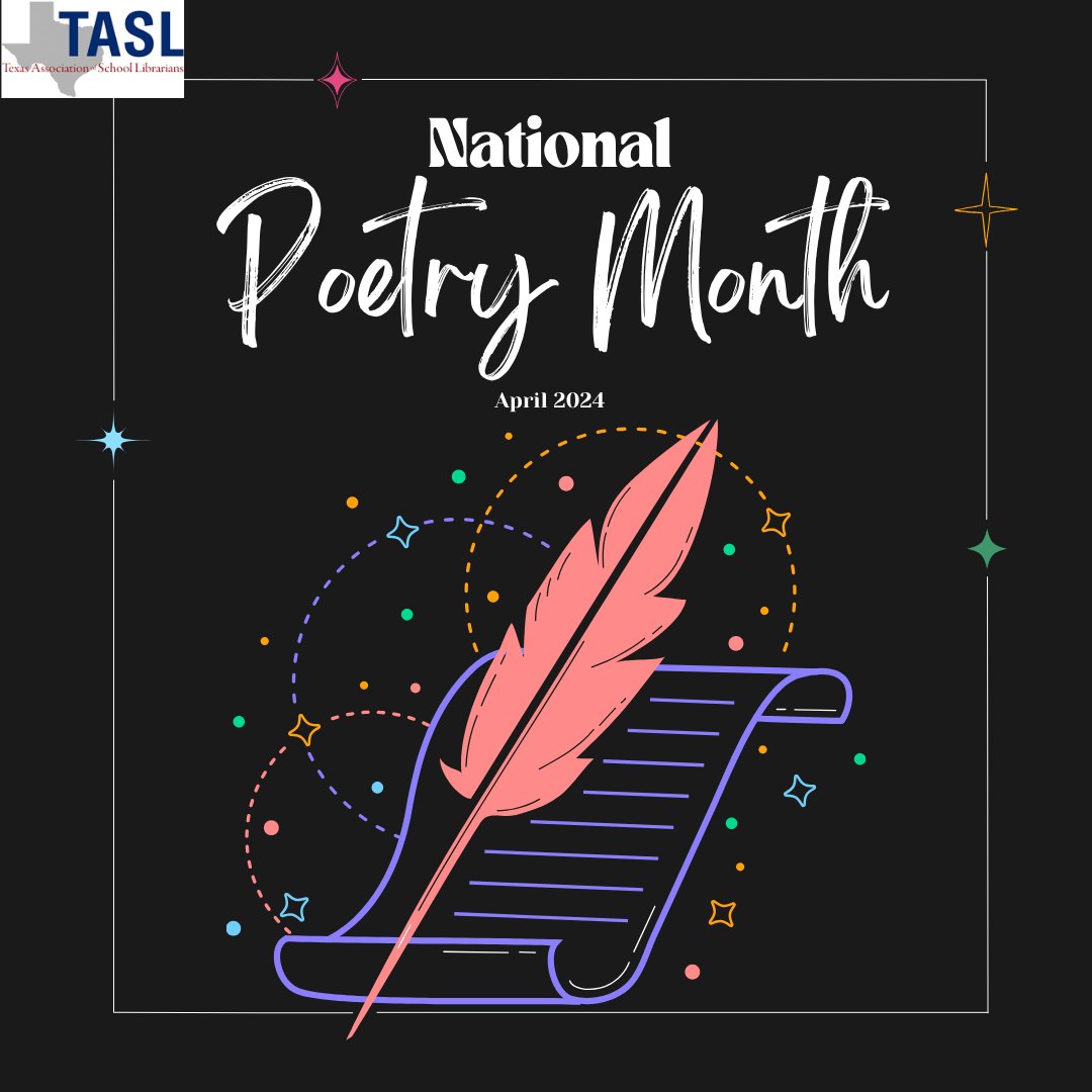 April is Poetry Month! Join us as we celebrate all things poetry! #TxASL #PoetryMonth