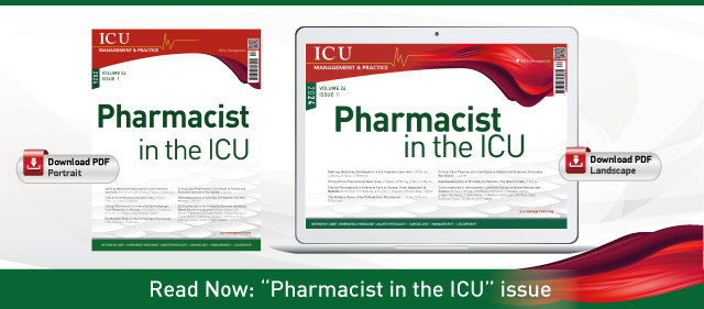 #Pharmacists in #ICUs play a vital role managing complex medication regimens. Critical care pharmacists ensure optimal #patientcare. 📖Read all journal articles: iii.hm/1pef 📥Download PDFs: Print🖨️ iii.hm/1peg Screen🖥️ iii.hm/1peh @jlvincen
