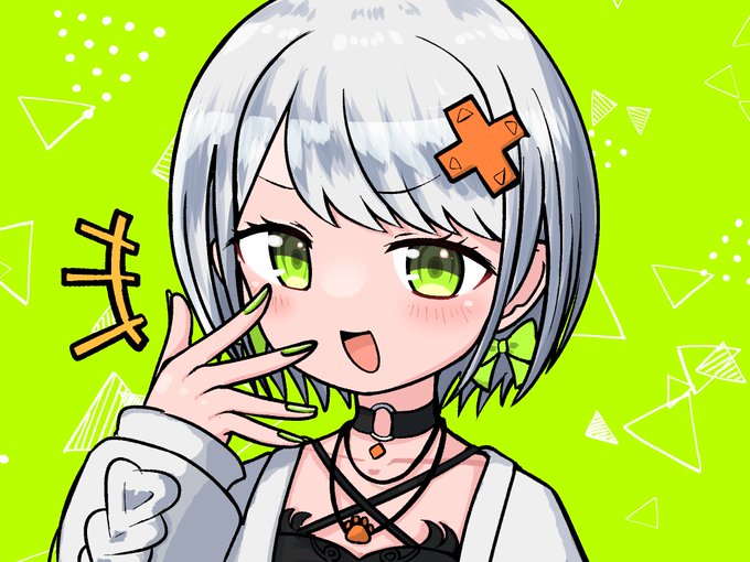 「green nails open mouth」 illustration images(Latest)