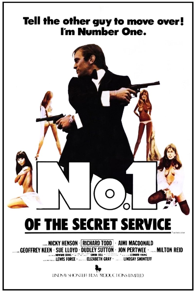 Coming on Blu-ray from KINO CULT! Brand New 2K Master! No. 1 of the Secret Service (1977) Directed by Lindsay Shonteff (The 2nd Best Secret Agent in the Whole Wide World, The Million Eyes of Sumuru, Big Zapper, The Man from S.E.X.). Theatrical Trailer: youtube.com/watch?v=dJqgrf…