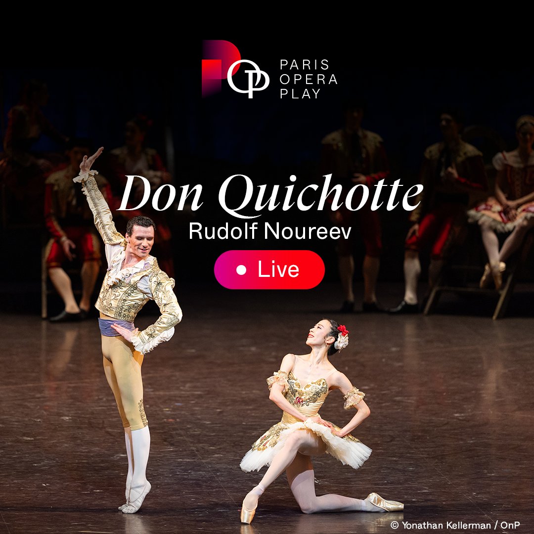 #Direct #DonQuichotte J-1 avant le direct du ballet de Noureev sur la plateforme #POP avec les Étoiles Sae Eun Park (Kitri) et @paul_marque_ (Basilio). 🍿Rendez-vous demain à 19h30 : bit.ly/3TBSJaz