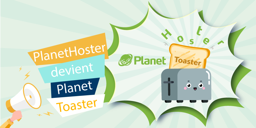 PlanetHoster's tweet photo. 🍞 Changement majeur chez #PlanetHoster ! Dès le 1er avril, nous sommes #PlanetToaster ! 🚀 Oubliez l'hébergement web, place au toast parfait grâce à notre technologie connectée au cloud. Prêts pour une révolution du petit déjeuner ? 🥖💻 https://t.co/o1RDf37E69